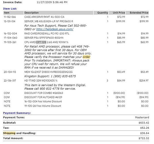 server-invoice