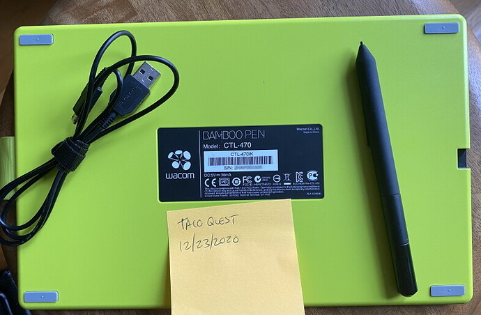 Wacom Back TacoQuest