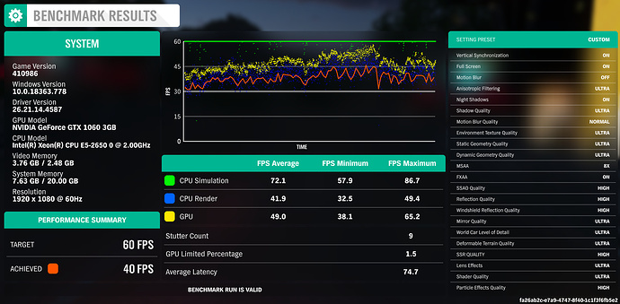 2nd benchmark with settings on Ultra and NO background apps.PNG