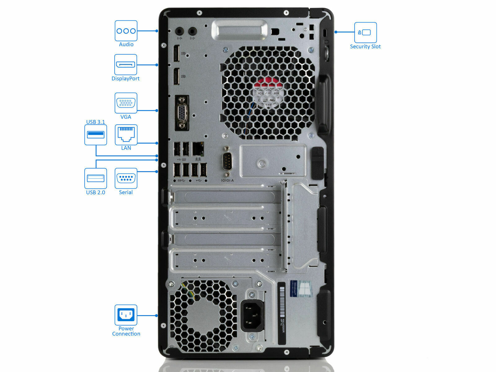 HP ProDesk 600 G3 - i3-7100, 4GB RAM, 500GB HDD (it's like a